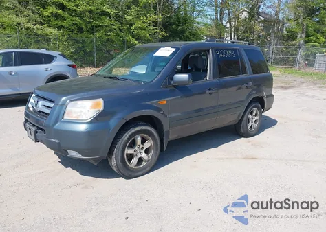 2006 Honda Pilot Ex from USA, damaged, VIN 2HKYF18466H508824